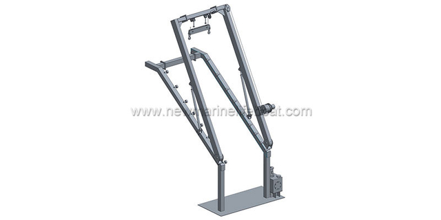 Lauching-appliance of free-fall-lifeboat-02