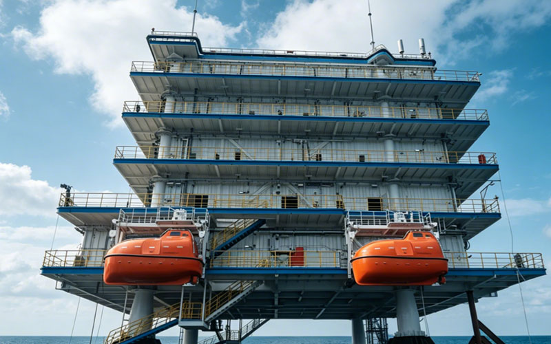 Platform Rescue Boat Davit